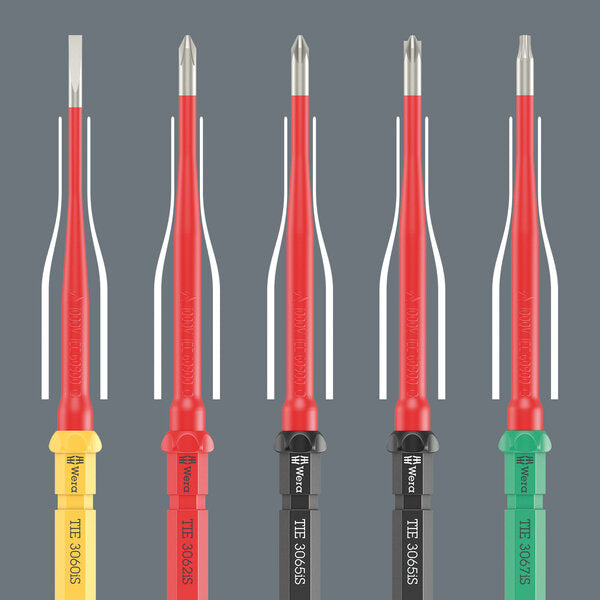 Wera 05006631001 Kraftform Kompakt VDE Stainless 17 extra slim 1, 17 pieces - westbasedirect.com