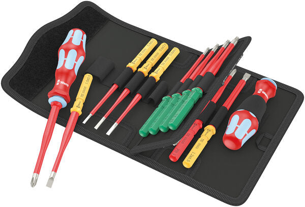 Wera 05006631001 Kraftform Kompakt VDE Stainless 17 extra slim 1, 17 pieces - westbasedirect.com