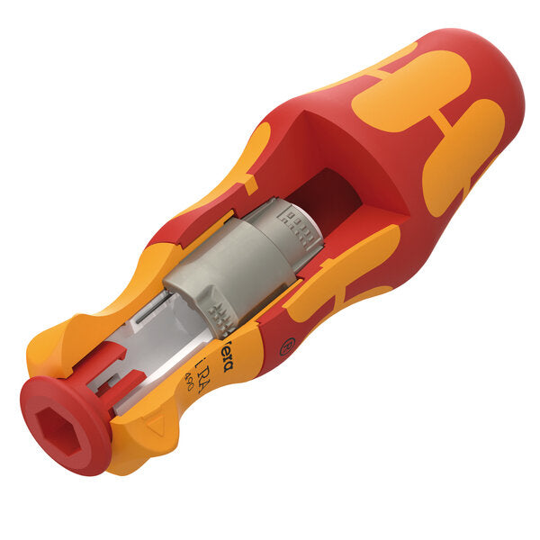 Wera 05057490001 837i RA Kraftform blade-holding handle with ratchet functionality, 9 x 115 mm - westbasedirect.com