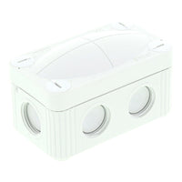 Wiska 10109573 COMBI 206 Empty Junction Box - White
