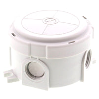 Wiska 10110631 COMBI 304 Circular Empty Junction Box - White
