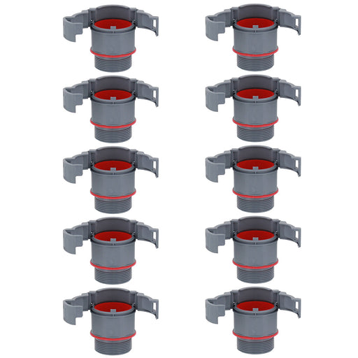 Wiska 10112338 BRACE M25 PA Polyamide Straight BraceFITTING c/w Locknut IP68, White (Pack of 10) - westbasedirect.com