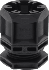 Wiska 10112716 TRISHOT ETKV-SET 20mm Cable Gland and Locknut Black