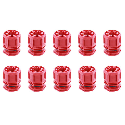 Wiska 10112912 TRISHOT ETKV-SET 20mm Cable Gland and Locknut Red (10 Pack) - westbasedirect.com