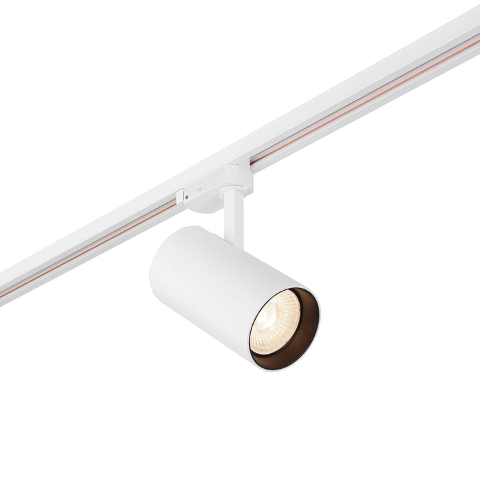 Saxby 101635 ColtLED Track Head 34W 4000K white 34W Matt white paint & clear acrylic 34W LED module (COB) Cool White - westbasedirect.com