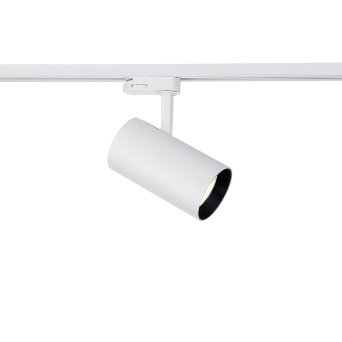 Saxby 101635 ColtLED Track Head 34W 4000K white 34W Matt white paint & clear acrylic 34W LED module (COB) Cool White - westbasedirect.com