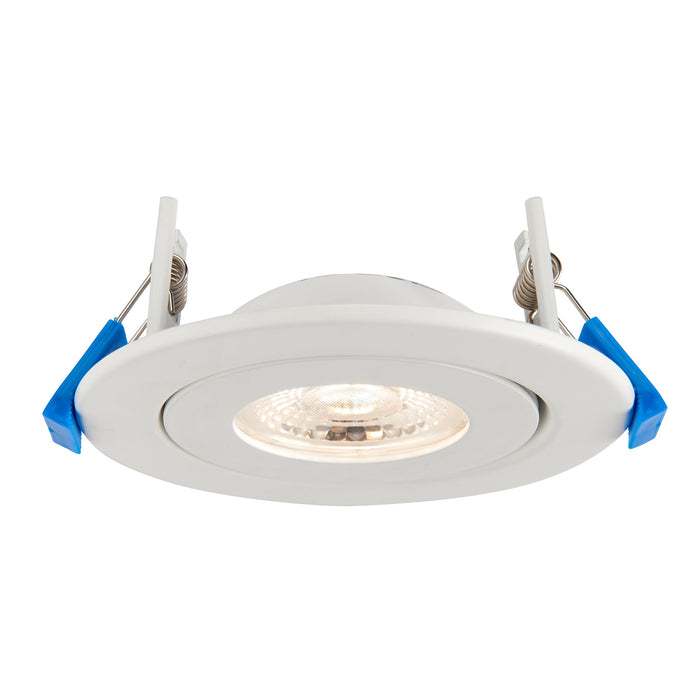 Saxby 103029 Shield360 4CCT Tri Wattage IP44 8W Matt white paint 8W LED module (SMD 2835  CCT) CCT - westbasedirect.com