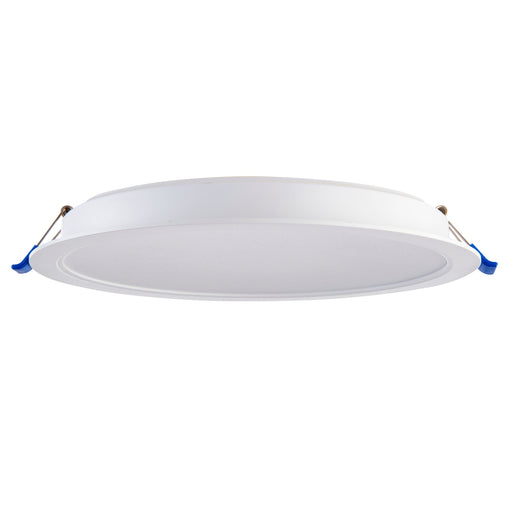 Saxby 103838 Circo 24W 24W Matt white textured pc & opal ps plastic 24W LED module (SMD 2835  CCT) CCT - westbasedirect.com