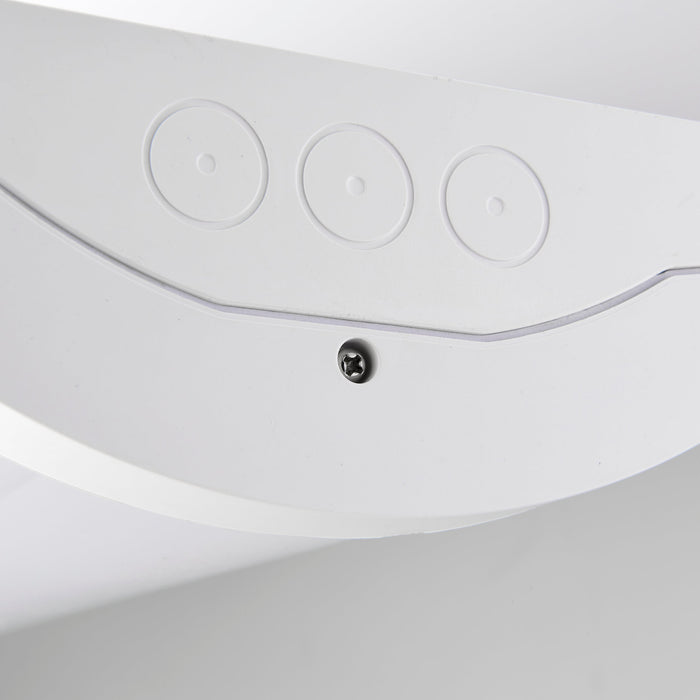 Saxby 104025 DualLED 5FT emergecy EM 58W Matt white paint & opal pc 58W LED module (SMD 2835) CCT - westbasedirect.com