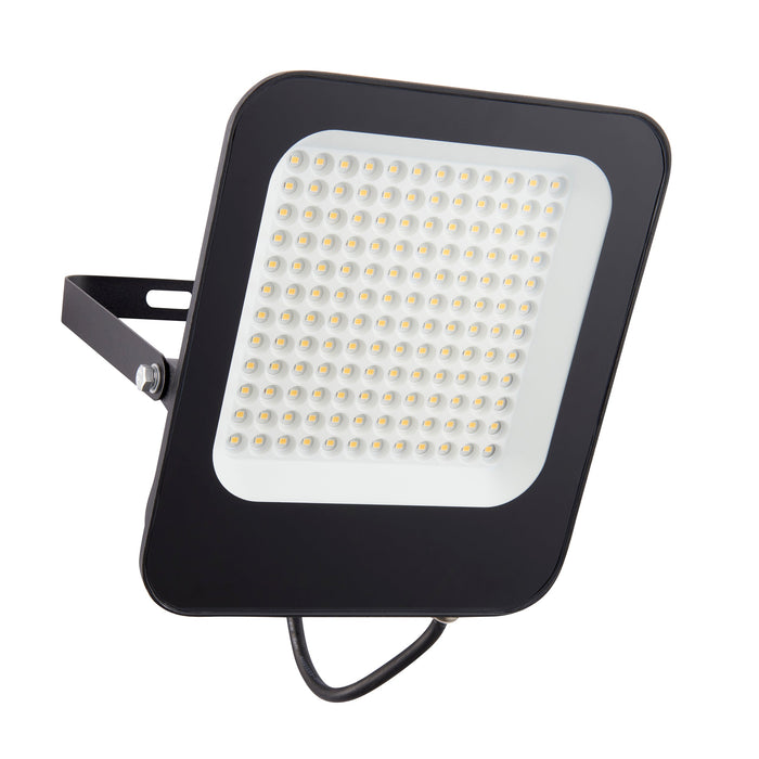 Saxby 107636 Guard 100W IP65 100W Matt black paint & clear glass 100W LED module (SMD 2835) Cool White - westbasedirect.com