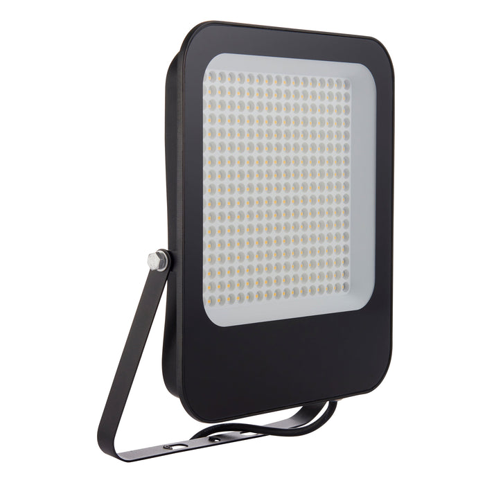 Saxby 107638 Guard 200W IP65 200W Matt black paint & clear glass 200W LED module (SMD 2835) Cool White - westbasedirect.com