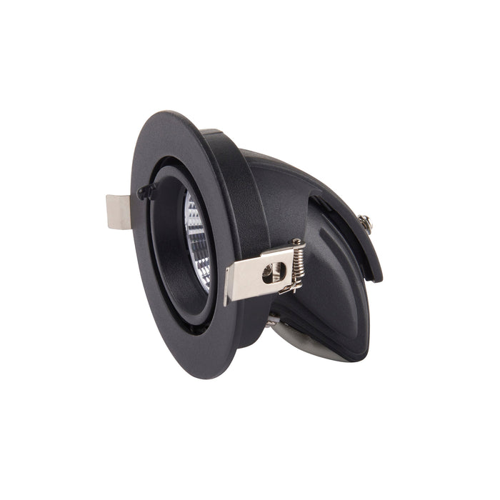 Saxby 108291 Axial CCT 10.5W Round 10.5W Matt black paint & clear pc 10.5W LED module (COB) CCT - westbasedirect.com