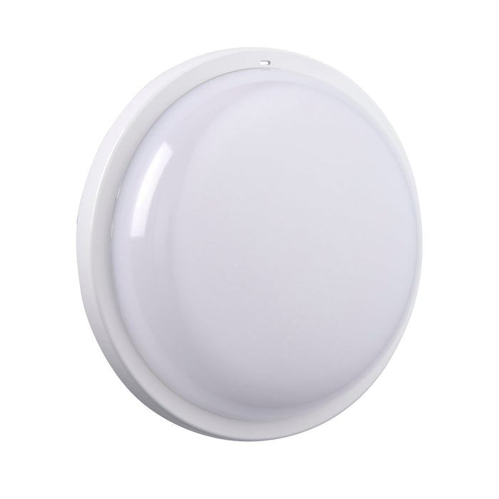 Saxby 108745 Rond Plus CCT IP65 15W Opal & gloss white pc 15W LED module (SMD 2835 CCT) CCT - westbasedirect.com