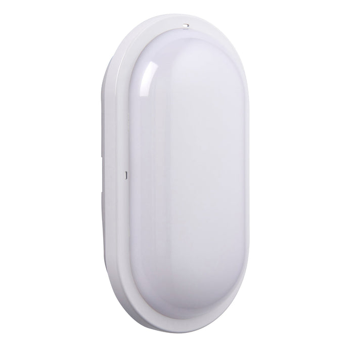 Saxby 108747 Pillo Plus CCT IP65 15W Opal & gloss white pc 15W LED module (SMD 2835 CCT) CCT - westbasedirect.com
