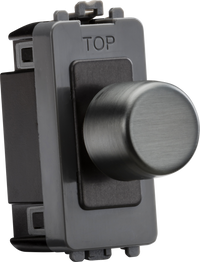 Knightsbridge GDM150ISB 1G 2-Way 10-150W(5-100W LED) Intelligent Dimmer - Smoked Bronze