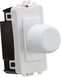 Knightsbridge GDM150IMW 1G 2-Way 10-150W(5-100W LED) Intelligent Dimmer - Matt White