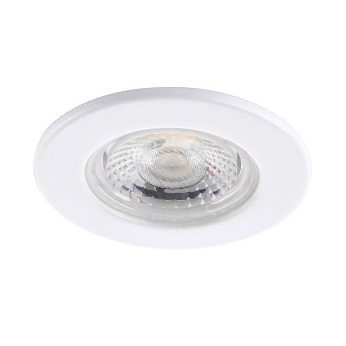 Saxby 109804 ShieldECO CCT single IP65 5W Matt white paint & clear acrylic 5W LED module (SMD 2835  CCT) CCT - westbasedirect.com