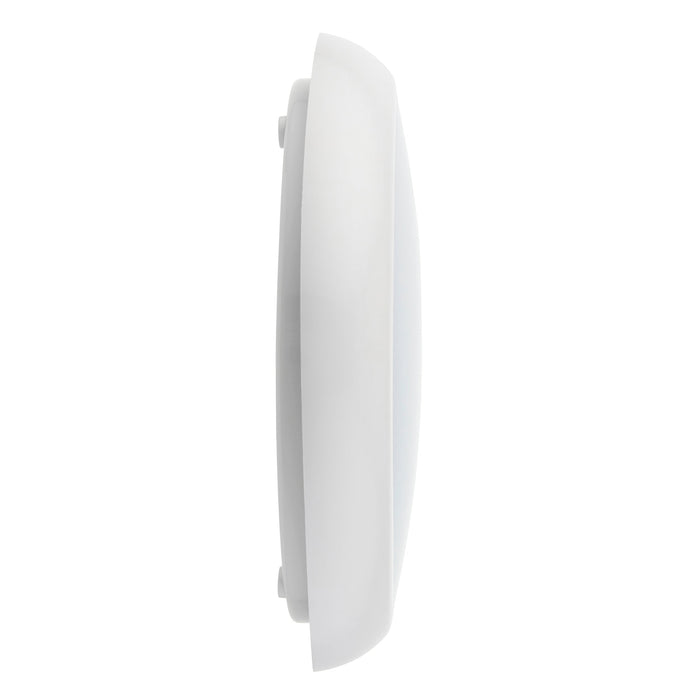 Saxby 110966 Core CCT microwave IP65 15W Gloss white & opal pc 15W LED module (SMD 2835  CCT) CCT - westbasedirect.com