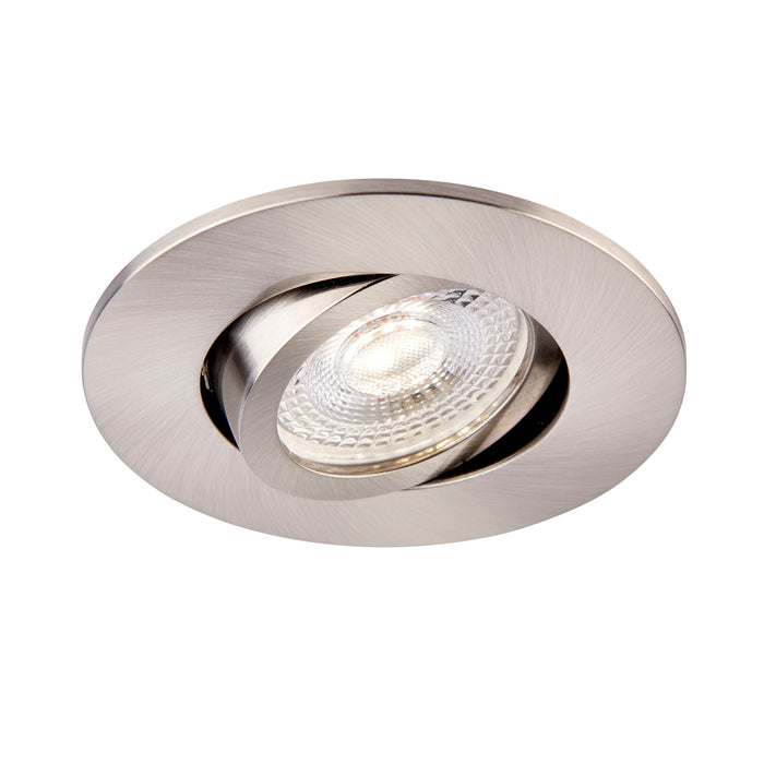 Saxby 111579 Saxby ShieldONE 75 Bezel tilt - Satin Nickel Satin nickel effect plate - westbasedirect.com