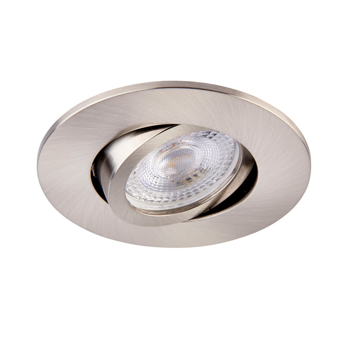 Saxby 111579 Saxby ShieldONE 75 Bezel tilt - Satin Nickel Satin nickel effect plate - westbasedirect.com