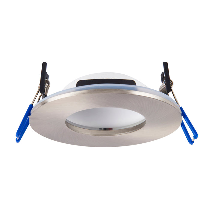 Saxby 112543 OrbitalPRO 4CCT Satin IP65 9W Brushed satin nickel plate 9W LED module (SMD 2835 CCT) CCT - westbasedirect.com