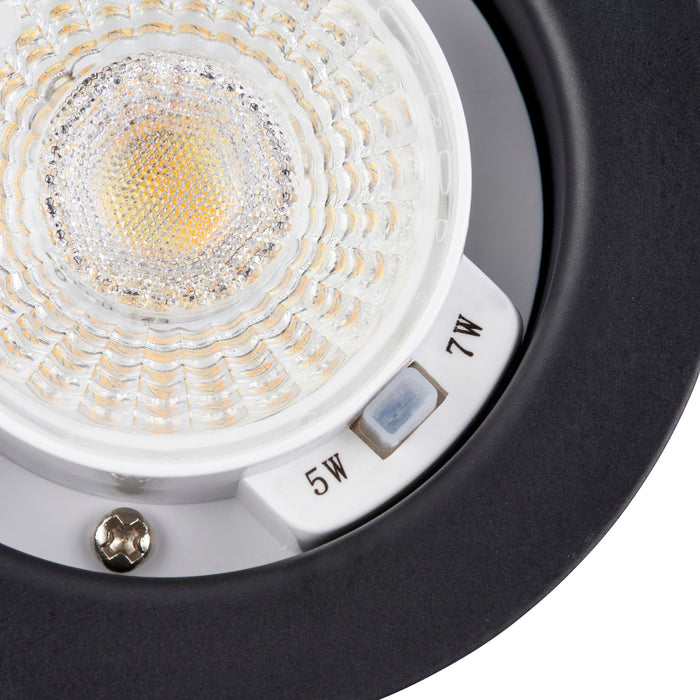 Saxby 112551 ShieldPRO 4CCT Dual Wattage - Single IP65 7W Matt white paint & clear acrylic 7W LED module (SMD 2835  CCT) CCT - westbasedirect.com