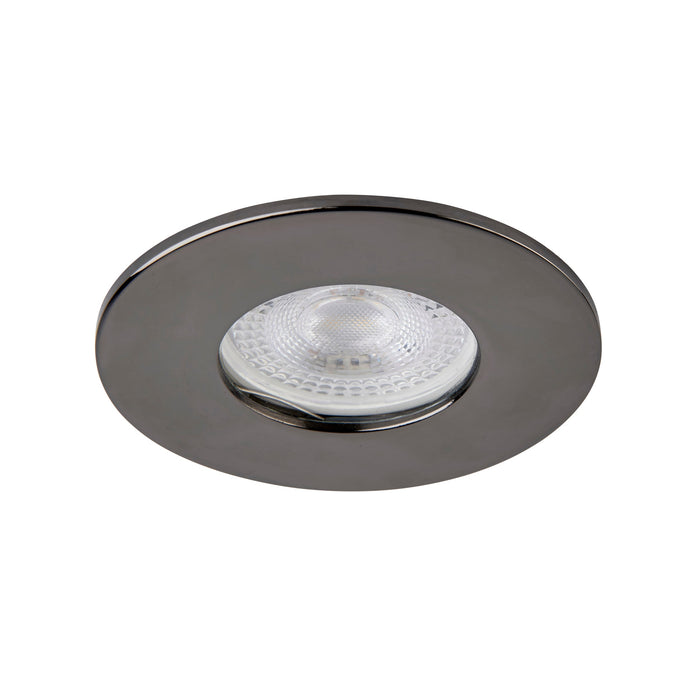 Saxby 113284 Saxby ShieldONE 65 Bezel iP65 - Black Nickel Black nickel effect plate - westbasedirect.com