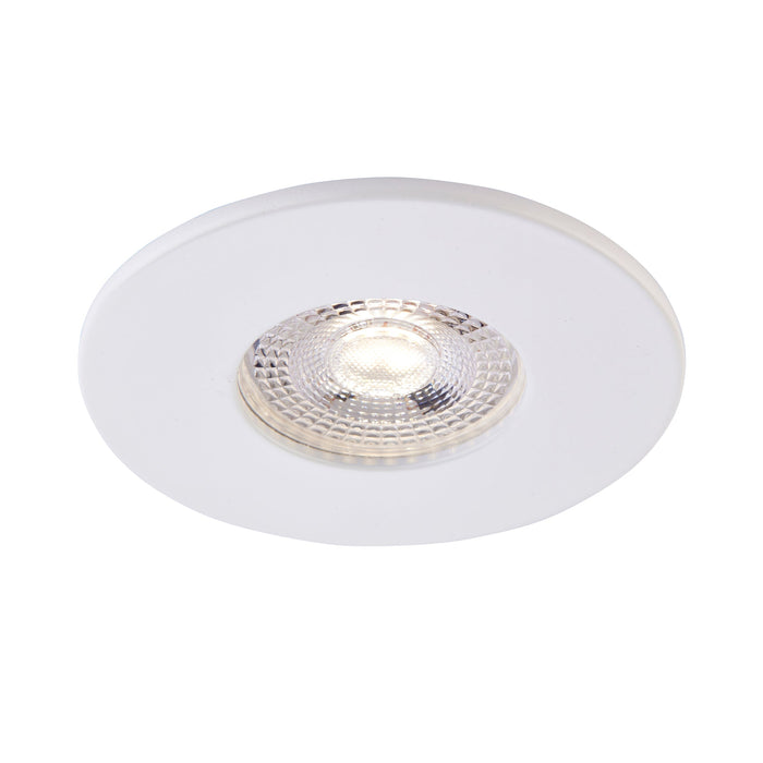 Saxby 113290 Saxby ShieldONE 75 Bezel fixed - White Matt white paint - westbasedirect.com