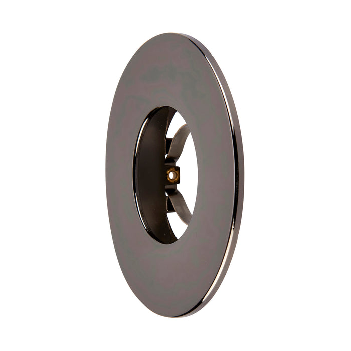 Saxby 113294 Saxby ShieldONE 75 Bezel fixed - Black Nickel Black nickel effect plate - westbasedirect.com