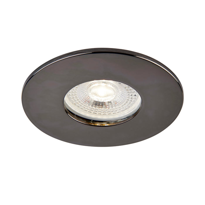 Saxby 113304 Saxby ShieldONE 75 Bezel iP65 - Black Nickel IP65 Black nickel effect plate - westbasedirect.com