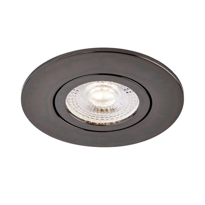 Saxby 113313 Saxby ShieldONE 75 Bezel tilt - Black Nickel Black nickel effect plate - westbasedirect.com