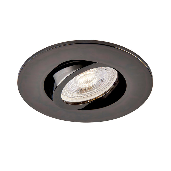 Saxby 113313 Saxby ShieldONE 75 Bezel tilt - Black Nickel Black nickel effect plate - westbasedirect.com