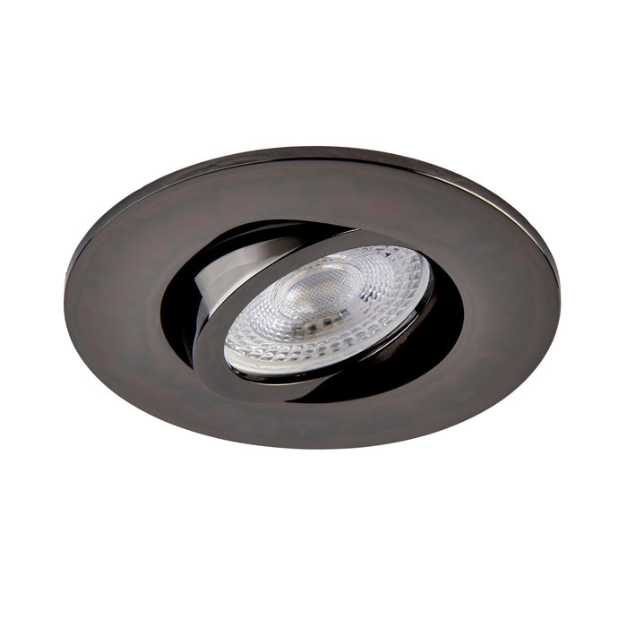 Saxby 113313 Saxby ShieldONE 75 Bezel tilt - Black Nickel Black nickel effect plate - westbasedirect.com