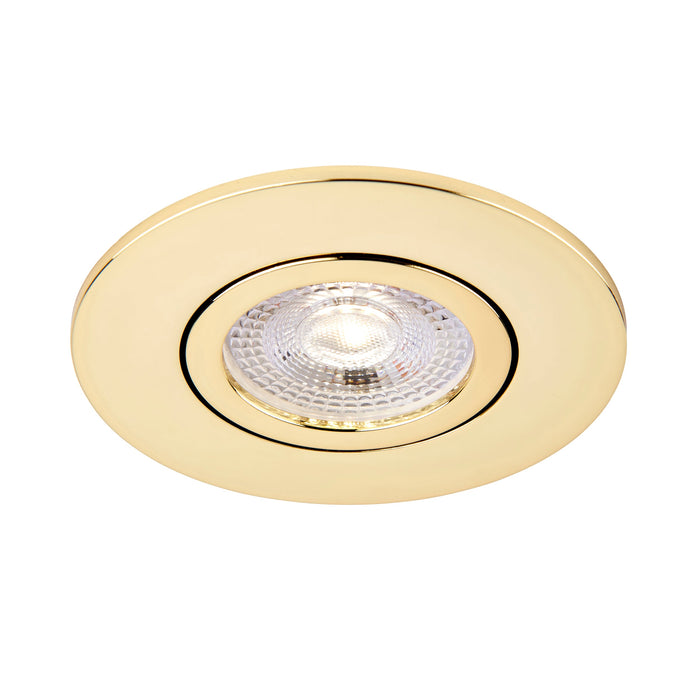 Saxby 113315 Saxby ShieldONE 75 Bezel tilt - Brass Brass effect plate - westbasedirect.com