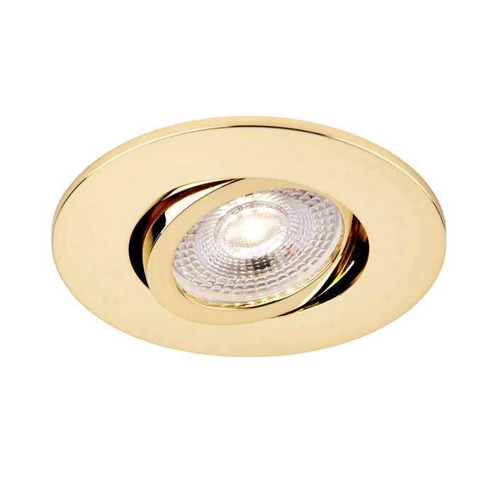 Saxby 113315 Saxby ShieldONE 75 Bezel tilt - Brass Brass effect plate - westbasedirect.com