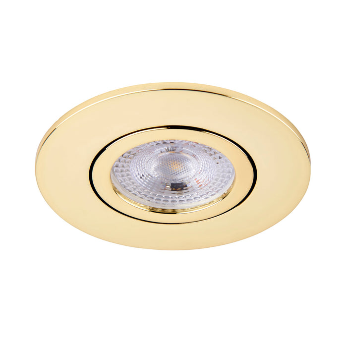 Saxby 113315 Saxby ShieldONE 75 Bezel tilt - Brass Brass effect plate - westbasedirect.com