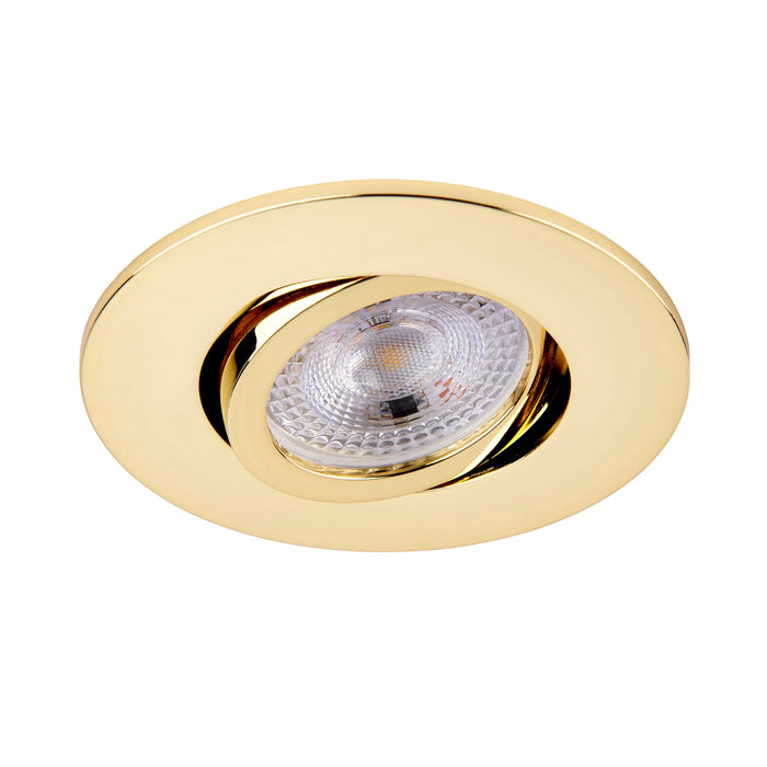 Saxby 113315 Saxby ShieldONE 75 Bezel tilt - Brass Brass effect plate - westbasedirect.com