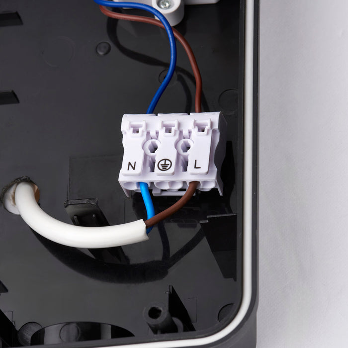 Saxby 113565 Avit CCT IP65 10W Clear prismatic & black pc 10W LED module (SMD 2835) CCT - westbasedirect.com