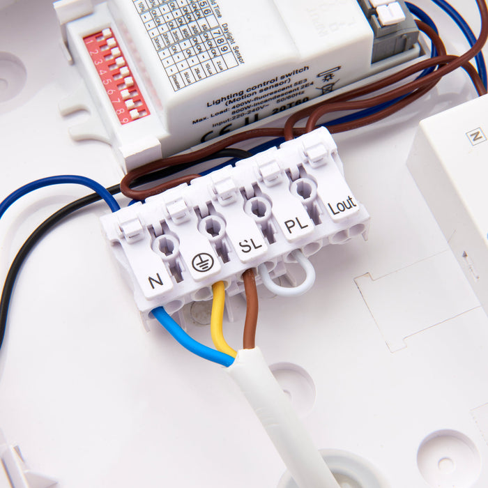 Saxby 113963 Saxby HeroULTRA microwave Emergency IP65 15W Matt white textured & opal pc 15W LED module (SMD 2835  CCT) CCT - westbasedirect.com