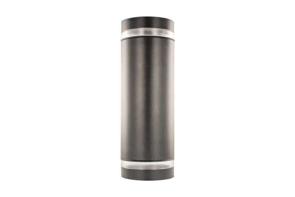Integral ILDED060 Outdoor Stainless Steel Up And Down GU10 IP65 Wall Light Anthracite Grey - westbasedirect.com
