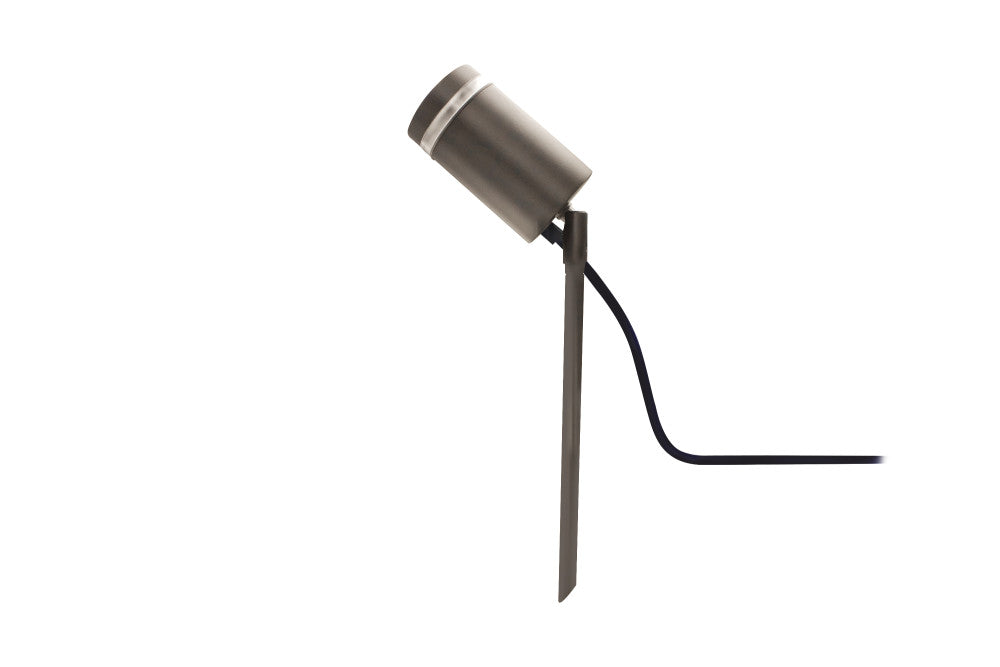 Integral ILDED064 Outdoor Stainless Steel GU10 IP65 Spike Light Anthracite Grey - westbasedirect.com