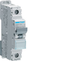 Hager NBN116A 16A Single Pole 1 Module B Curve 10kA/15kA MCB