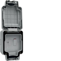 Hager WXPSSU83FO Sollysta Weatherproof IP66 13A DP Swiched Fused Connection Unit & Flex Outlet