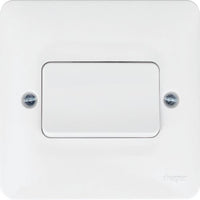Hager WMPS16W Sollysta White Moulded Intermediate Switch (Wide Rocker)