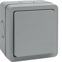 Hager WXPDP84 Sollysta Weatherproof IP66 20A 1G 1-Way DP Switch