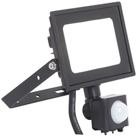 Ansell AEDELED10/WW/PIR Eden LED Floodlight PIR Warm White 3000K 10W Black