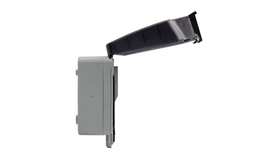 Timeguard TW1209DPN Weathersafe IP66 Twin Gang 13A Switched Socket DP with Neon - westbasedirect.com