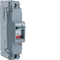 Hager HDA014E 16A 18kA Single Pole Fixed Thermal TM MCCB h3 x160
