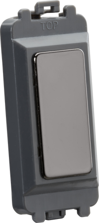 Knightsbridge GDM013BN Blank Grid Module - Black Nickel