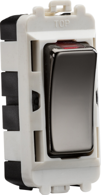 Knightsbridge GDM003BN 20AX DP Module + LED Indicator - Black Nickel